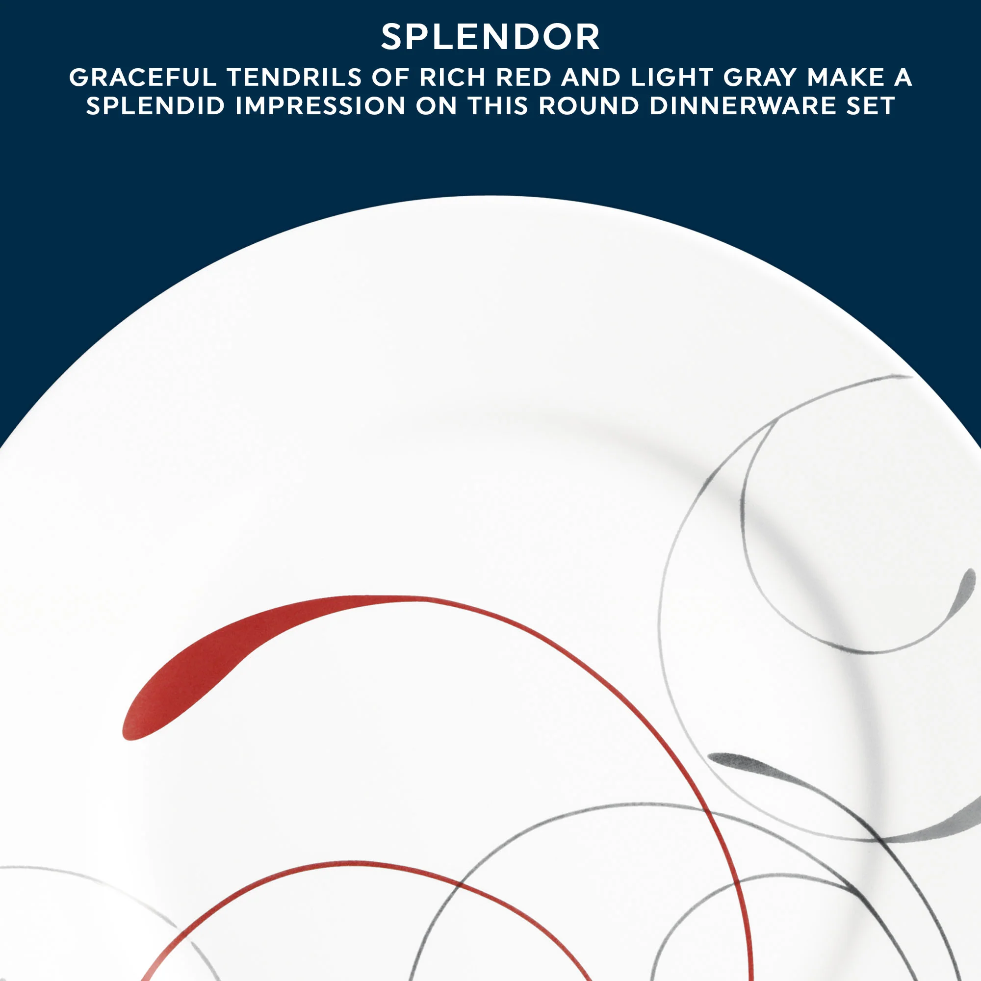 Corelle® Round Splendor 8.5" Salad Plate, 6-pack - Image 2